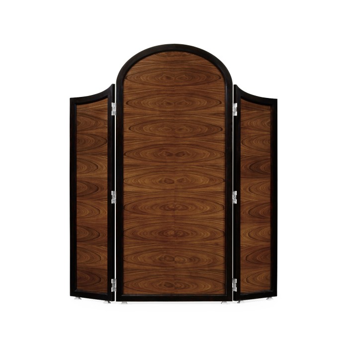 Art Deco style full length triple dressing mirror (Satin)