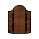 Art Deco style full length triple dressing mirror (Satin)