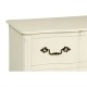 Linen painted French provincial chest of drawers