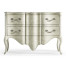 Peble grey - French provincial style chest of drawers