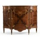 Sheraton Style Bowfront Light Mahogany Commode