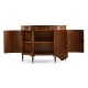 Sheraton Style Bowfront Light Mahogany Commode