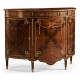 Sheraton Style Bowfront Light Mahogany Commode
