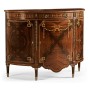 Sheraton Style Bowfront Light Mahogany Commode