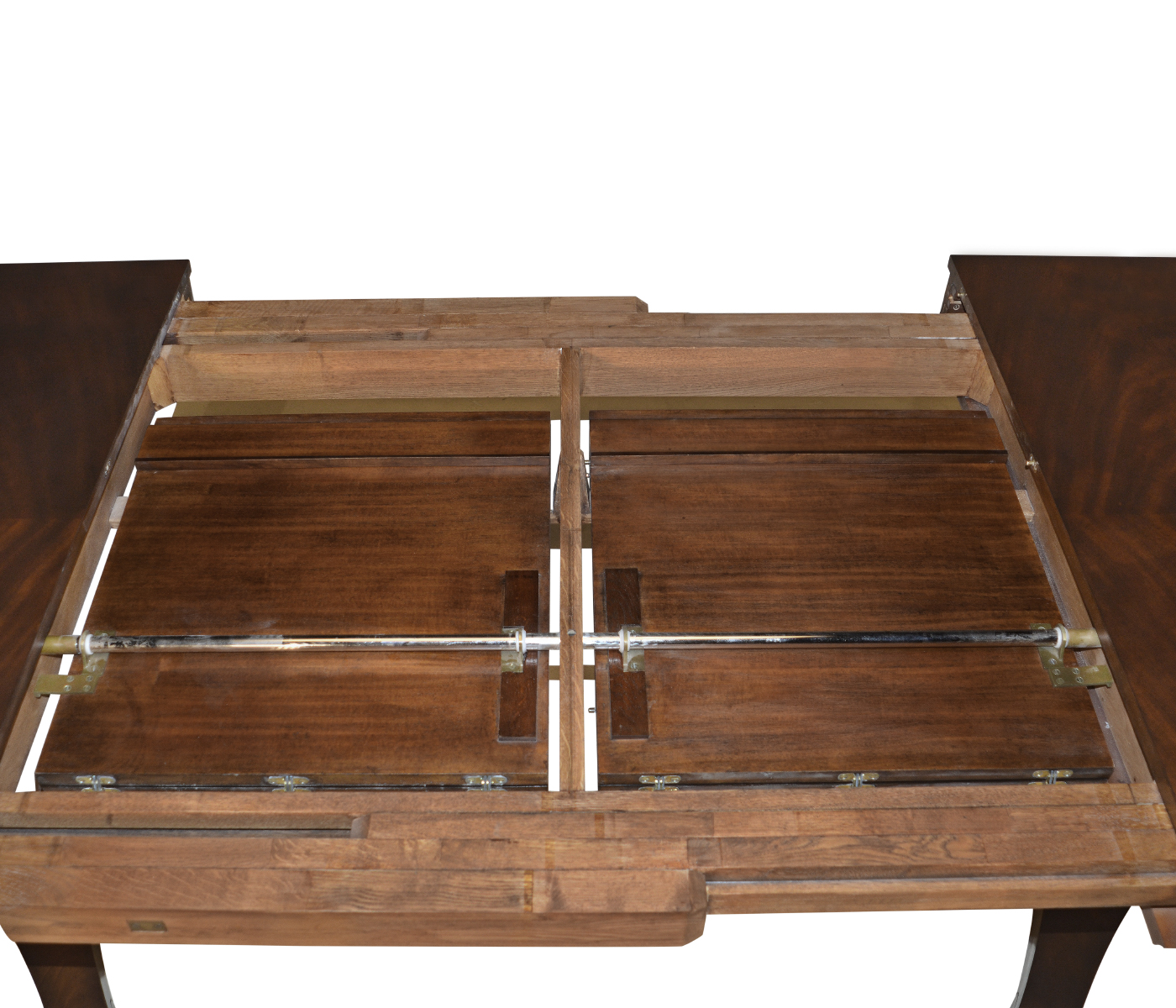 Traditional Mahogany Biedermeier Style Dining Table