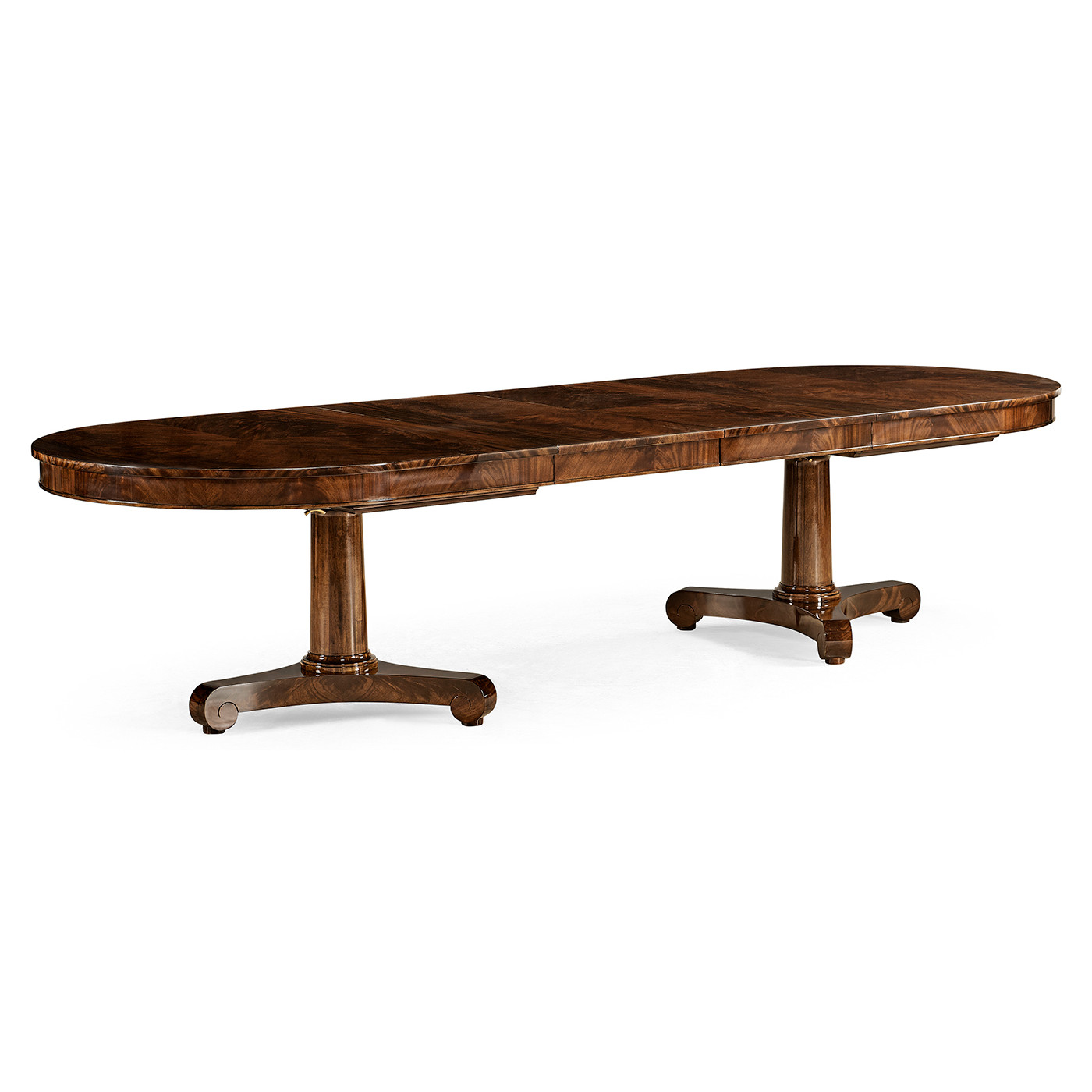 Traditional Mahogany Biedermeier Style Dining Table 88