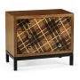 Hand Inlaid Tartan Low Chest