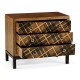 Hand Inlaid Tartan Low Chest