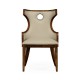 Greek Revival Biedermeier Mahogany Arm Chair