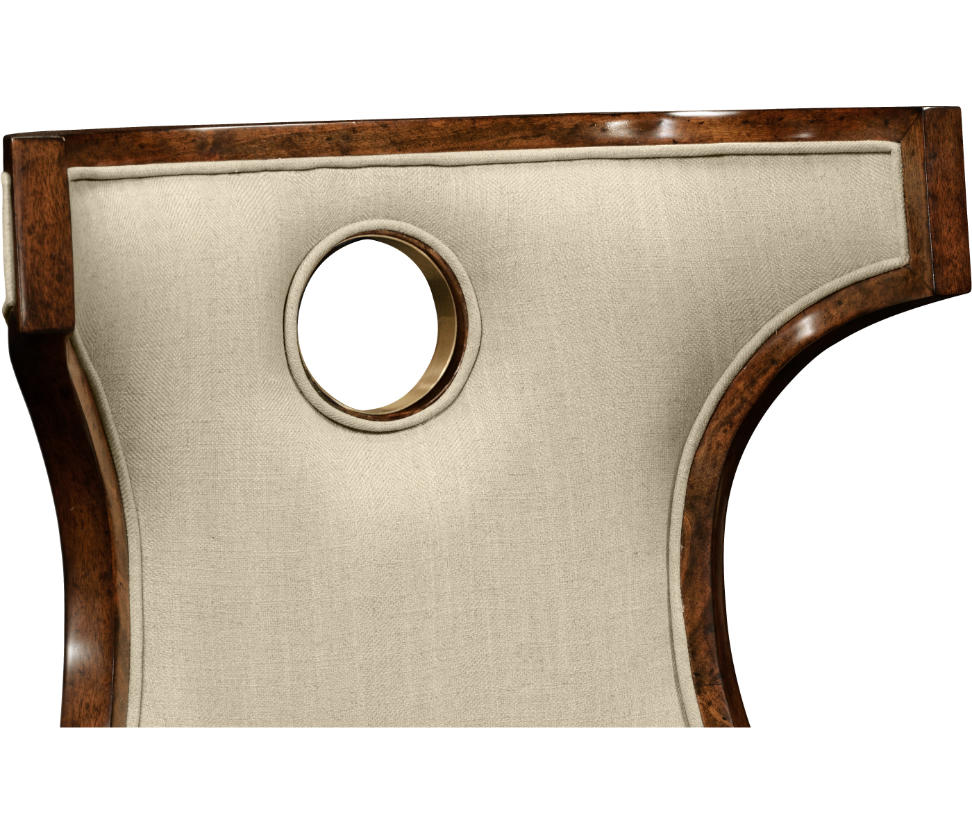 Greek Revival Biedermeier Mahogany Arm Chair