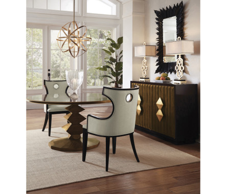 Greek Revival Biedermeier Mahogany Arm Chair