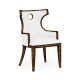 Greek Revival Biedermeier Mahogany Arm Chair