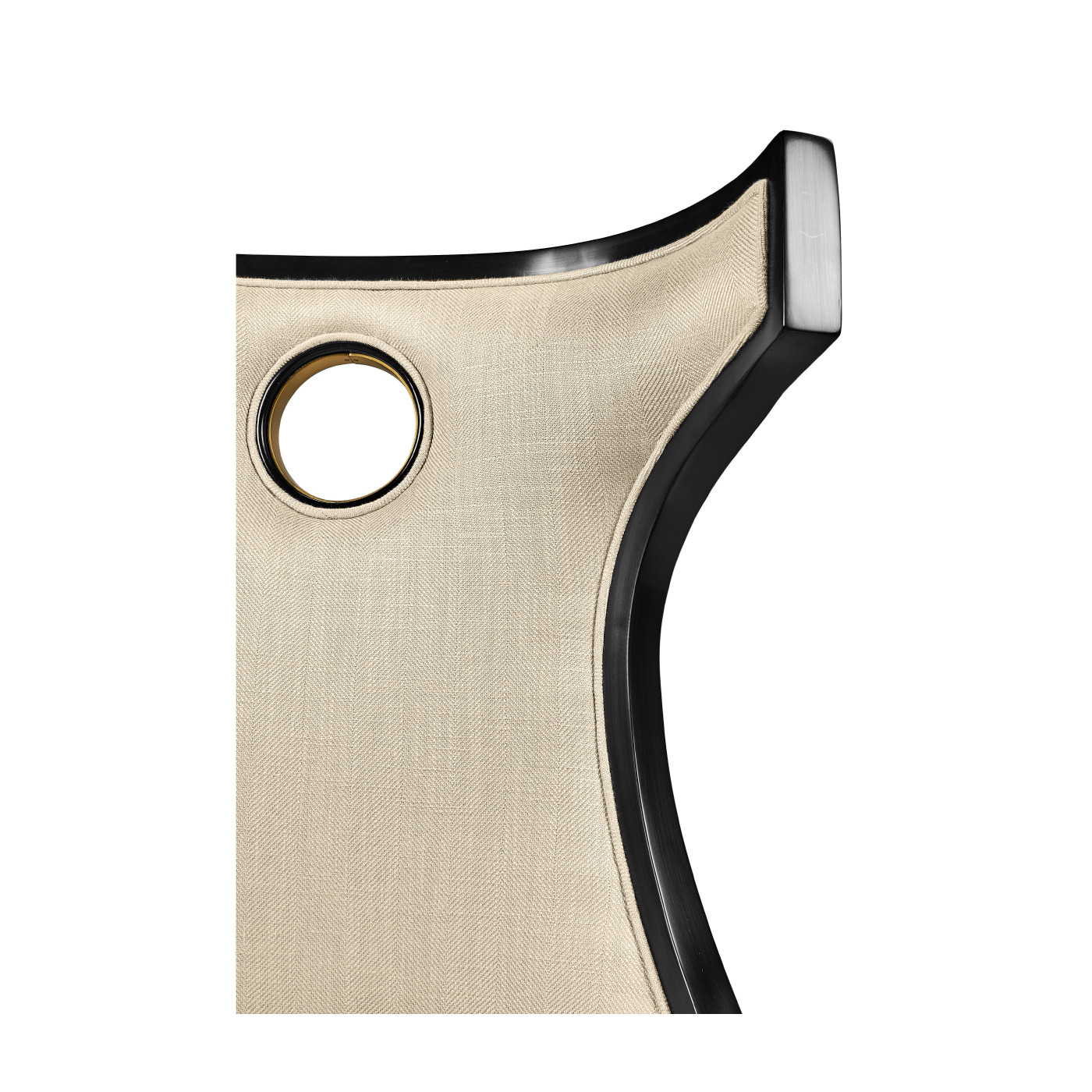 Greek Revival Biedermeier Black Side Chair