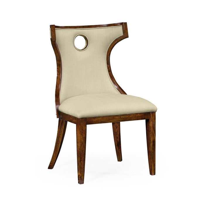 Greek Revival Biedermeier Mahogany Side Chair