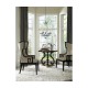 Greek Key Design Biedermeier Black Arm Chair