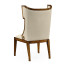 Greek Key Design Biedermeier Walnut Side Chair