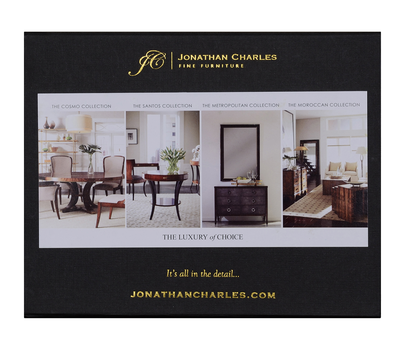 Luxe collection cardboard table display