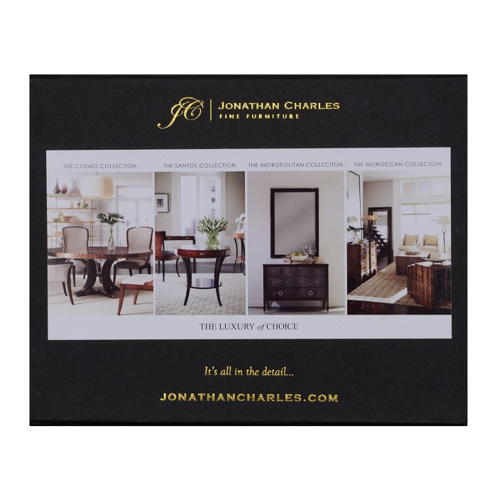 Luxe collection cardboard table display