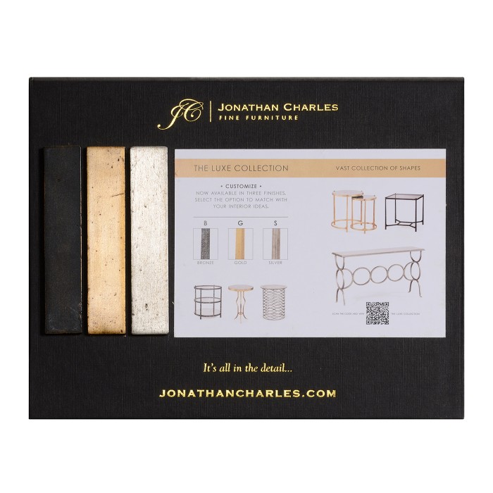 Luxe collection cardboard table display