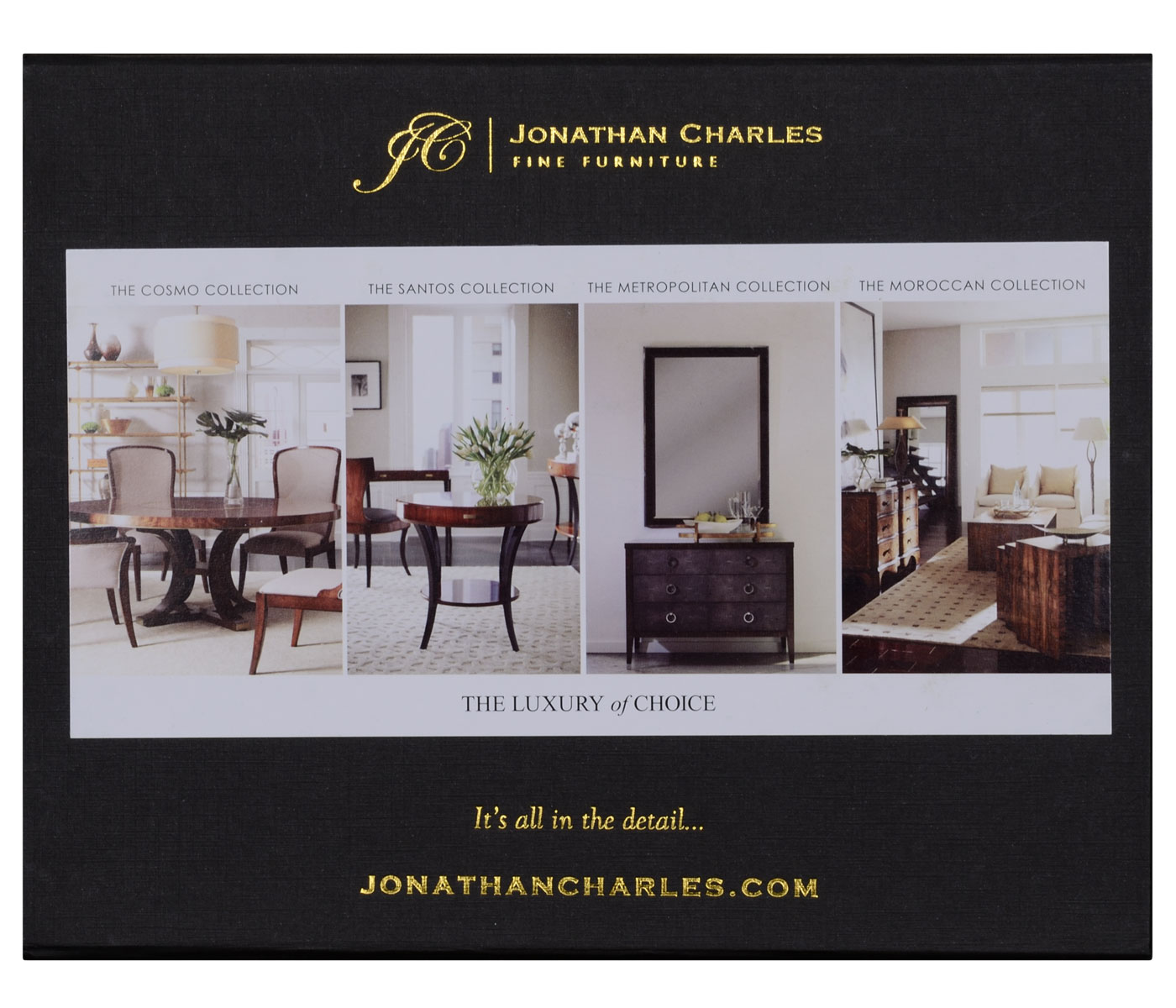 Luxe collection cardboard table display