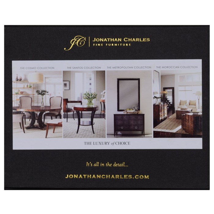 Luxe collection cardboard table display
