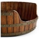 Medium Walnut Wooden Dog Bed