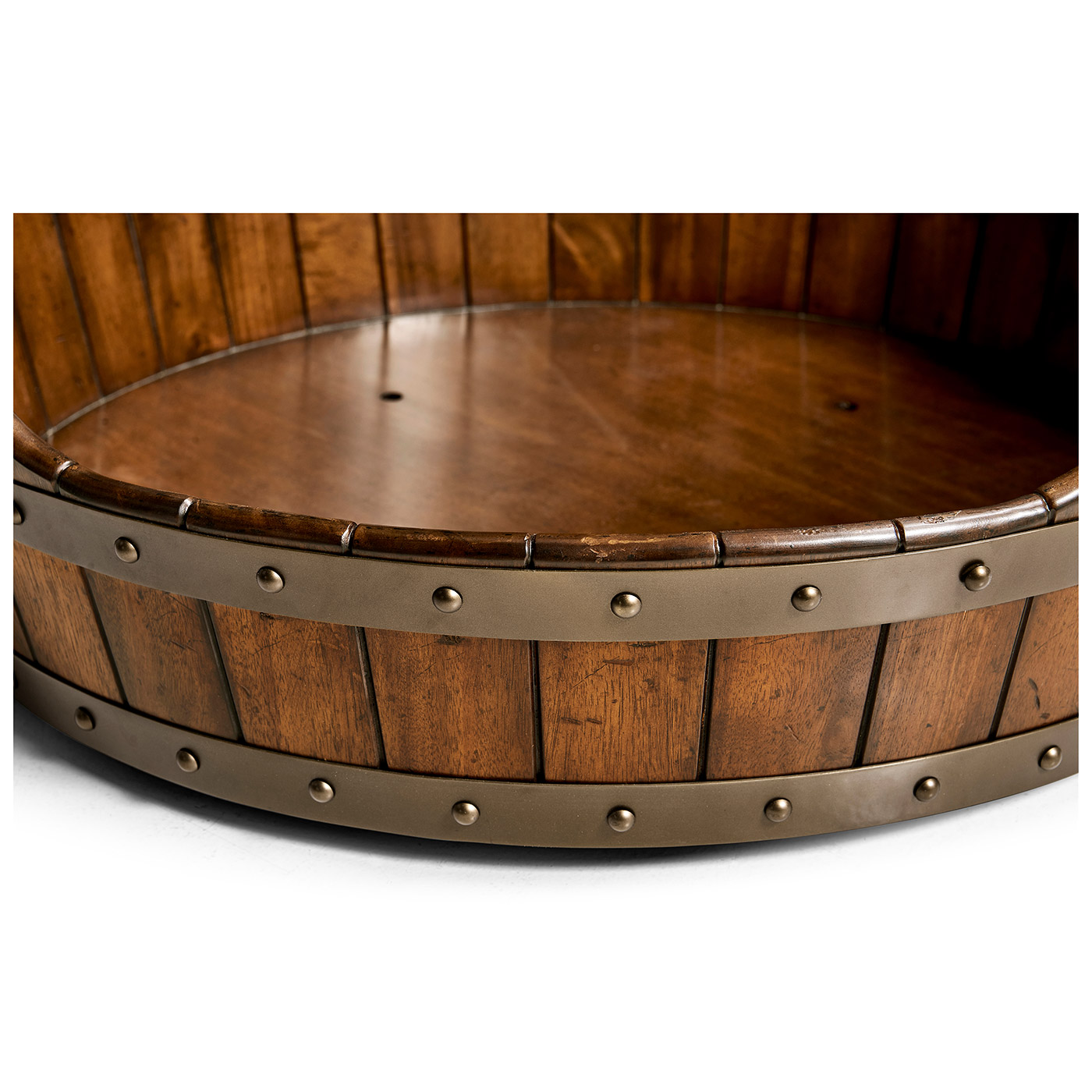 Medium Walnut Wooden Dog Bed