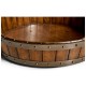 Medium Walnut Wooden Dog Bed