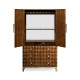 Houndstooth drinks cabinet