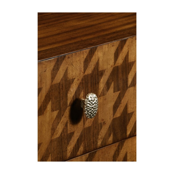 Houndstooth drinks cabinet