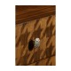 Houndstooth drinks cabinet