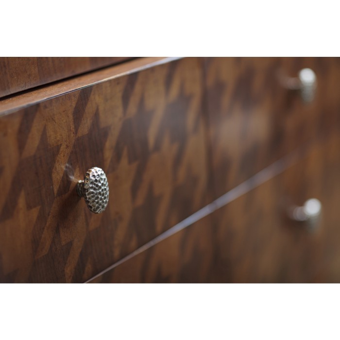 Houndstooth drinks cabinet