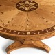 Sheraton style flip top centre table