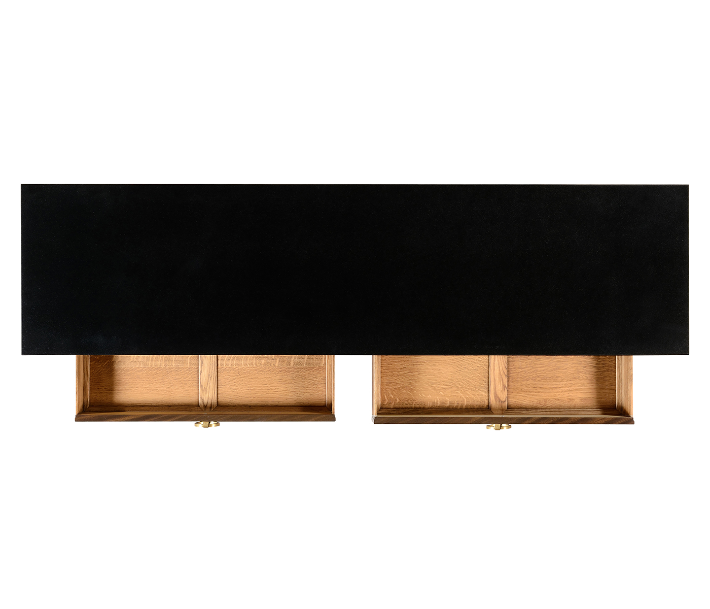 Mahogany Regency style buffet with scroll brackets