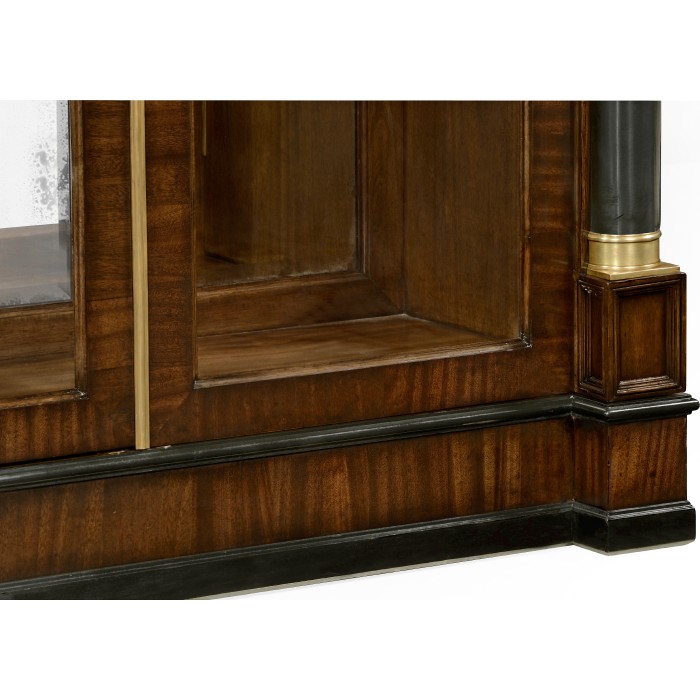 Regency Antique Mahogany Display Cabinet