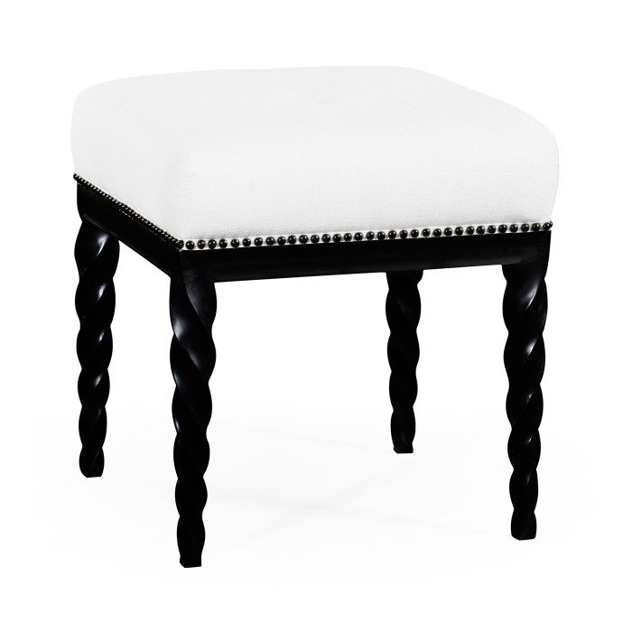 Black Barleytwist Stool