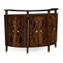 Brown mahogany registration desk (small)