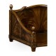 Rectangular Four Poster Mahogany Dog Bed