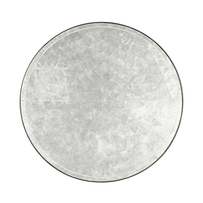 Églomisé Glass Bronze Coffee Table
