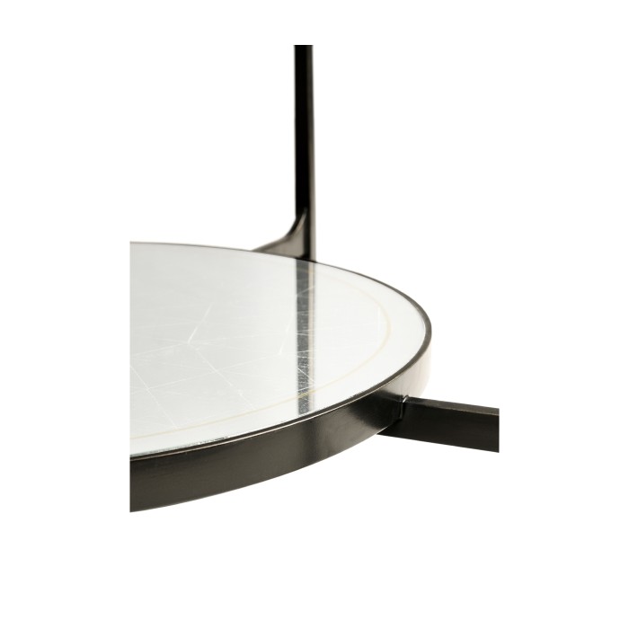 Églomisé Glass Bronze Coffee Table