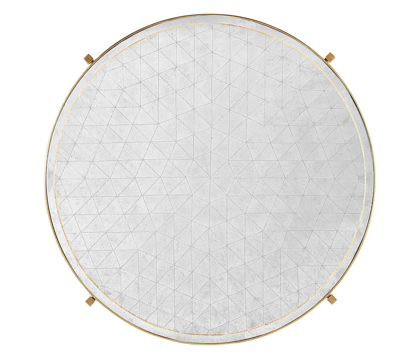 Églomisé Glass Gilded Coffee Table