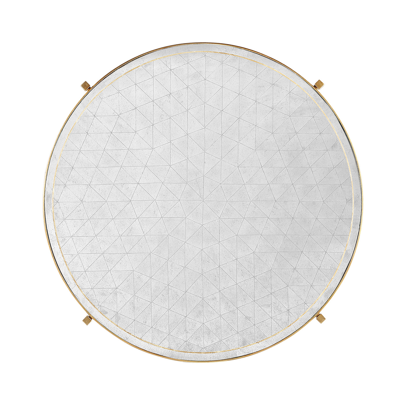 Églomisé Glass Gilded Coffee Table