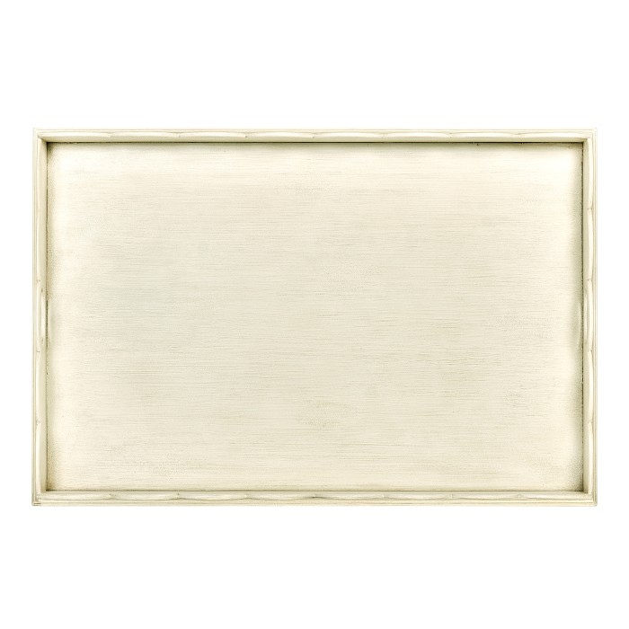 Large Scallopped Linen Tray