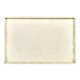 Large Scallopped Linen Tray