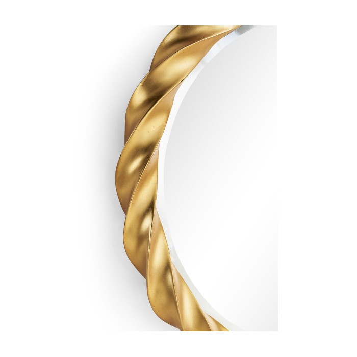 Gilded Twisted Mirror 35