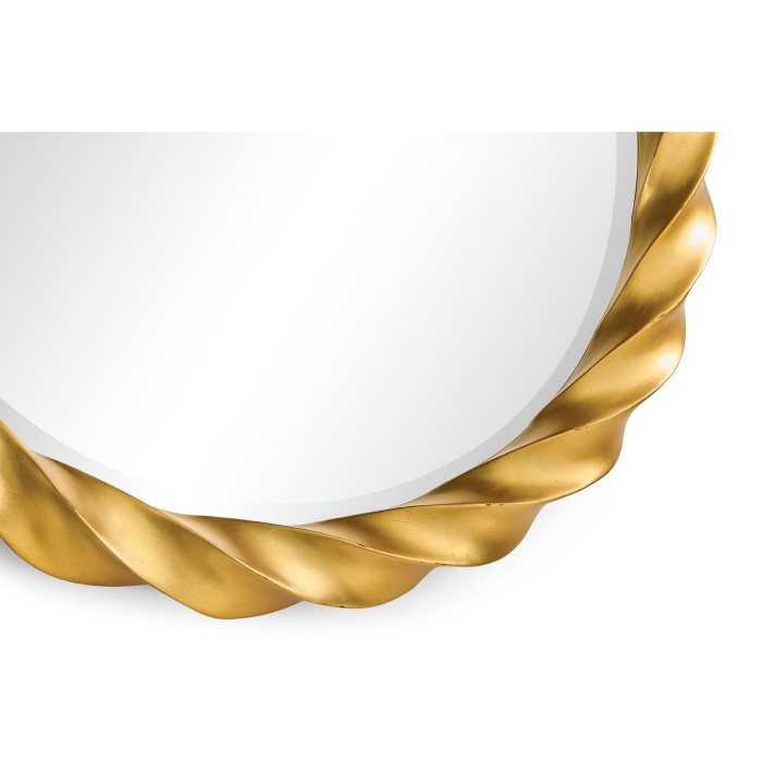 Gilded Twisted Mirror 35