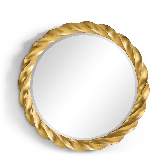 Gilded Twisted Mirror 35