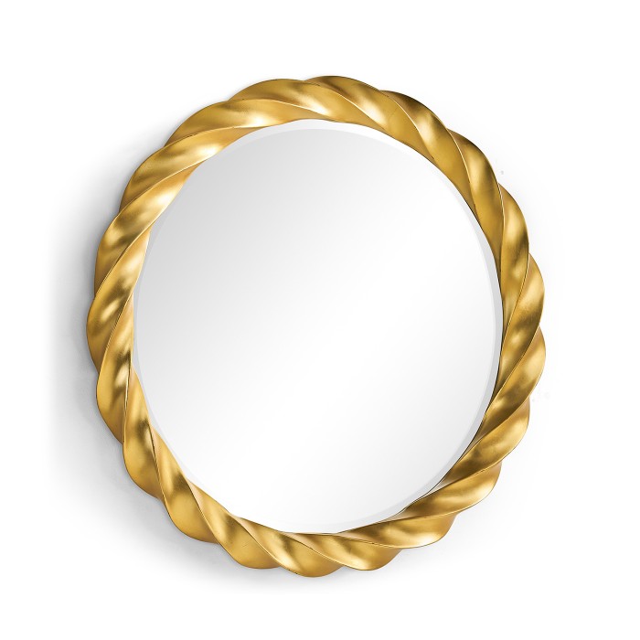 Gilded Twisted Mirror 35