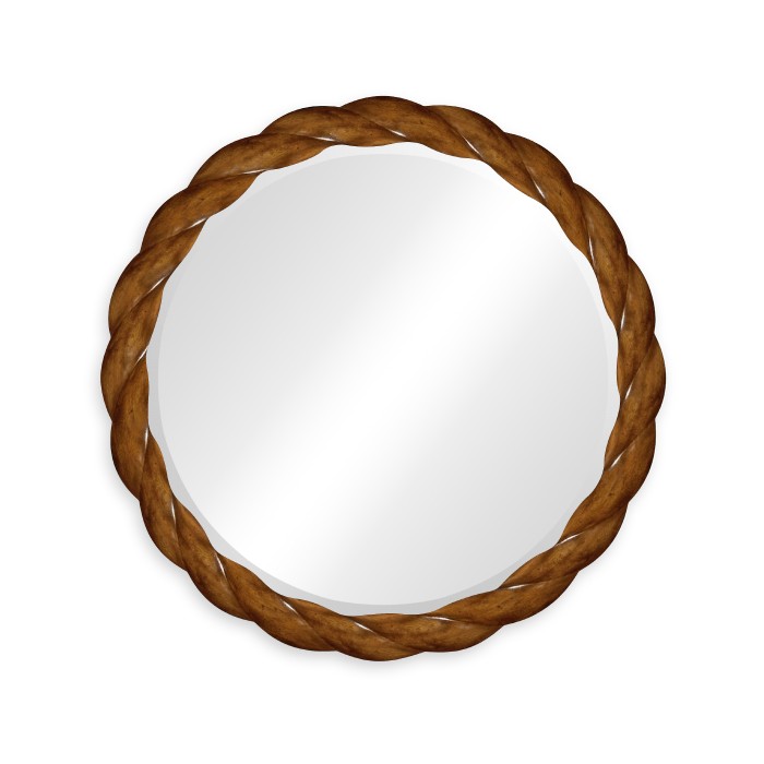 Walnut Twisted Mirror 35