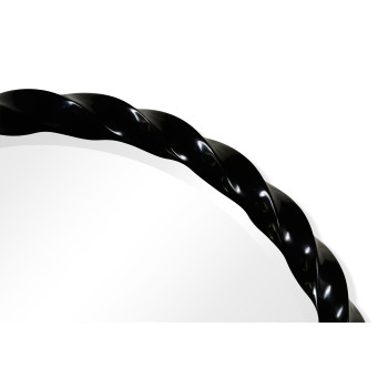 Black Twisted Mirror 45''